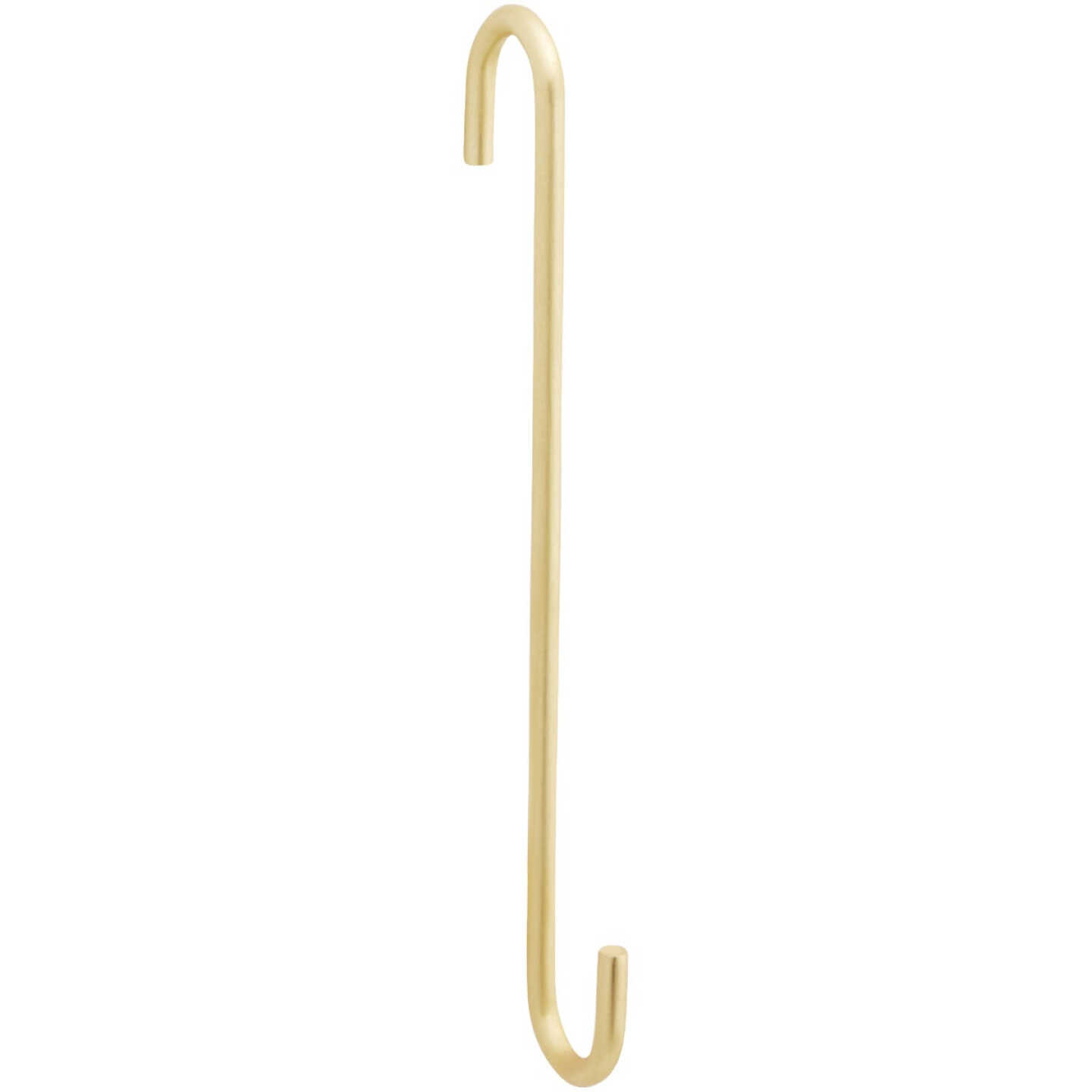 National Hardware 8 In. Brushed Gold Steel Modern Large S-Hook Plant Hanger Image 1