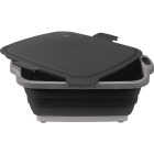 Drip EZ Jr. Black 15.75 In. L. x 12.5 In. W. x 4.5 In. D. Collapsible Food Prep Tub Image 1