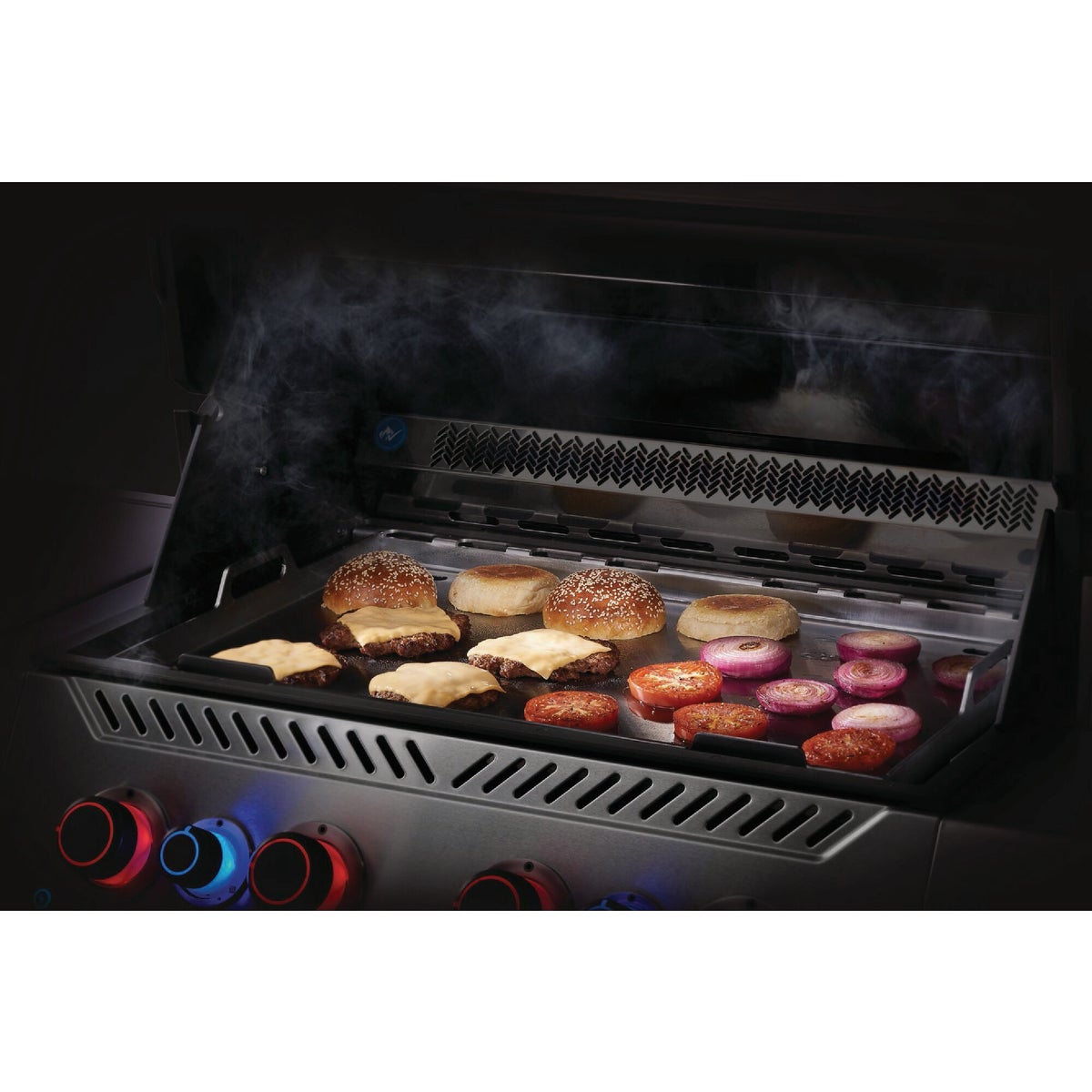 Napoleon Stainless Steel Griddle Insert for Prestige, Built-in 700 Series, and Rogue 525 & 625 Grills Image 3