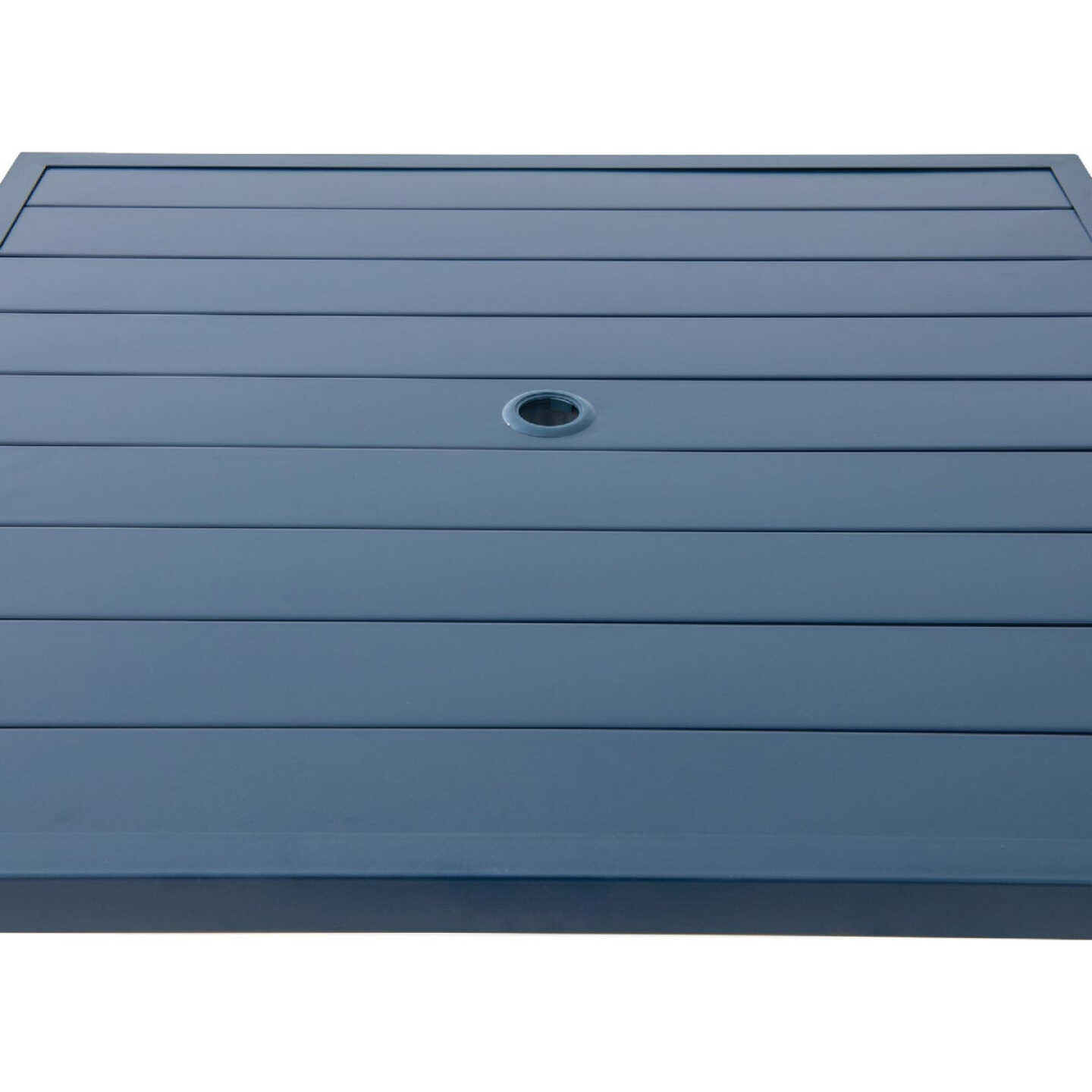 Sunjoy 38 In. Square Heavy-Duty Blue Steel Table Image 5
