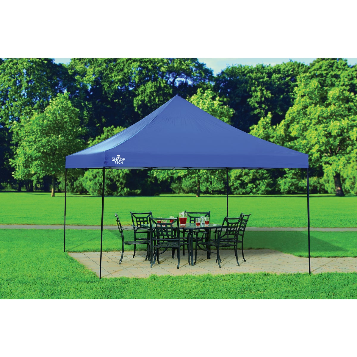 ShelterLogic Shade Tech 12 Ft. x 12 Ft. PFAs Free Fabric Pop-Up Canopy Image 2