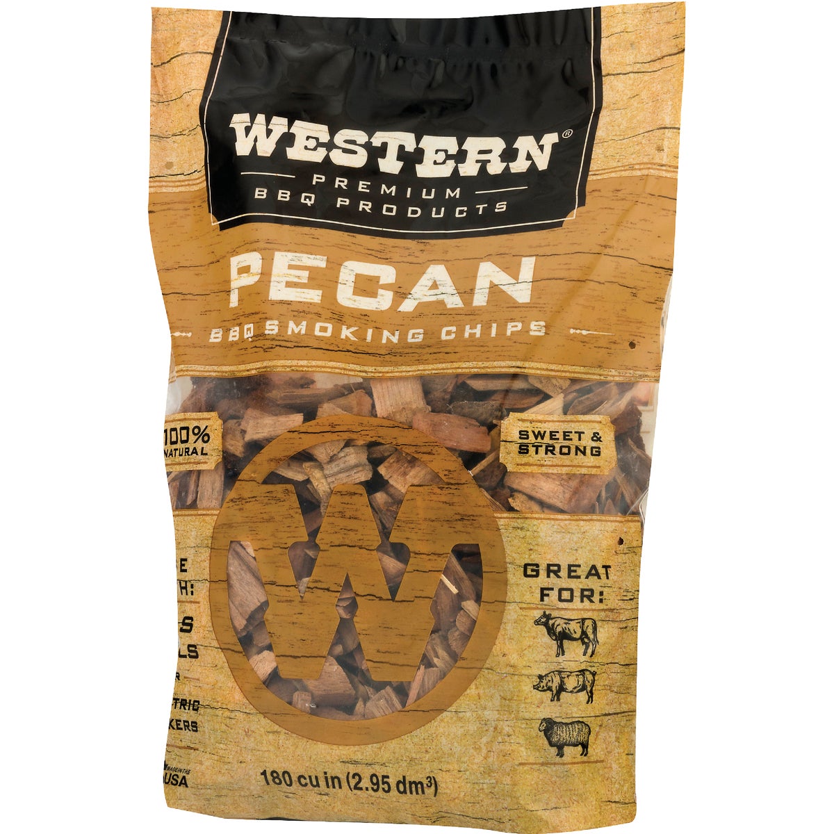 Western 180 Cu. In. Pecan Wood Smoking Chips Image 4
