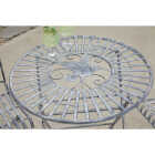Alpine 3-Piece Hummingbird Foldable Floral Bistro Set Image 4