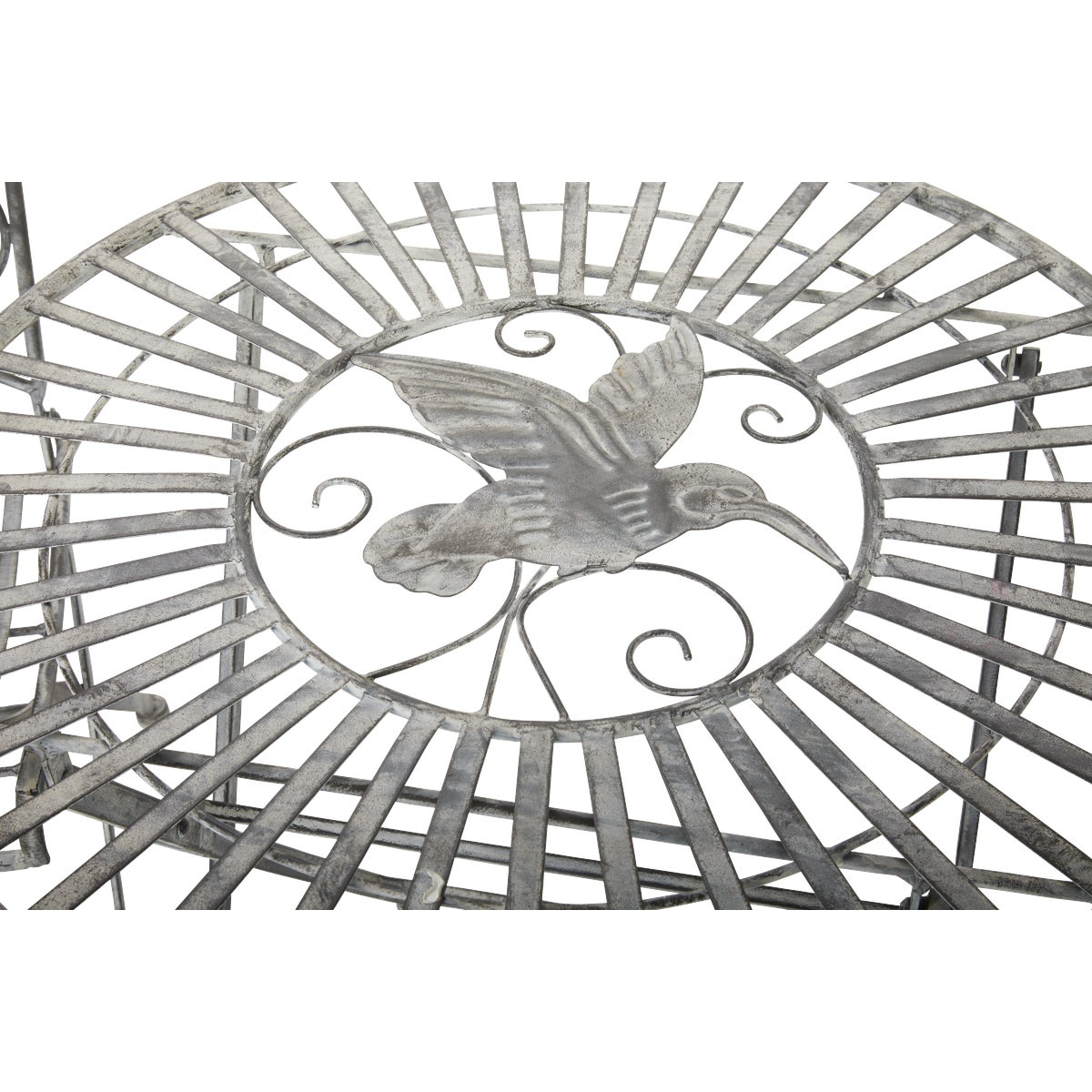 Alpine 3-Piece Hummingbird Foldable Floral Bistro Set Image 7