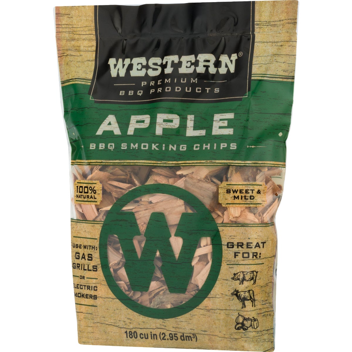 Western 180 Cu. In. Apple Wood Smoking Chips Image 5
