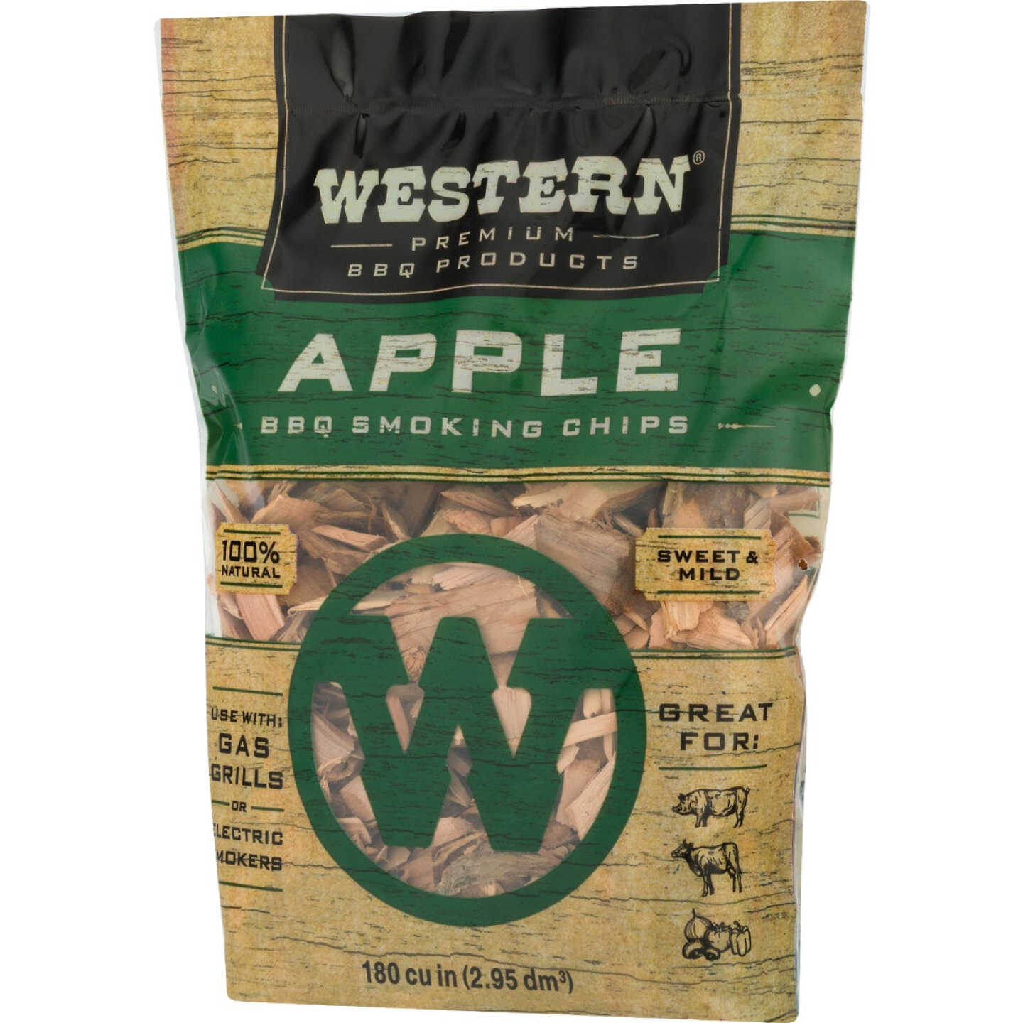 Western 180 Cu. In. Apple Wood Smoking Chips Image 5