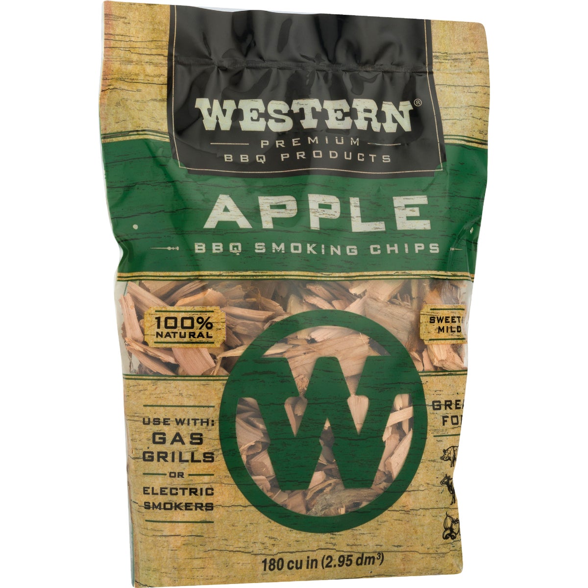 Western 180 Cu. In. Apple Wood Smoking Chips Image 4