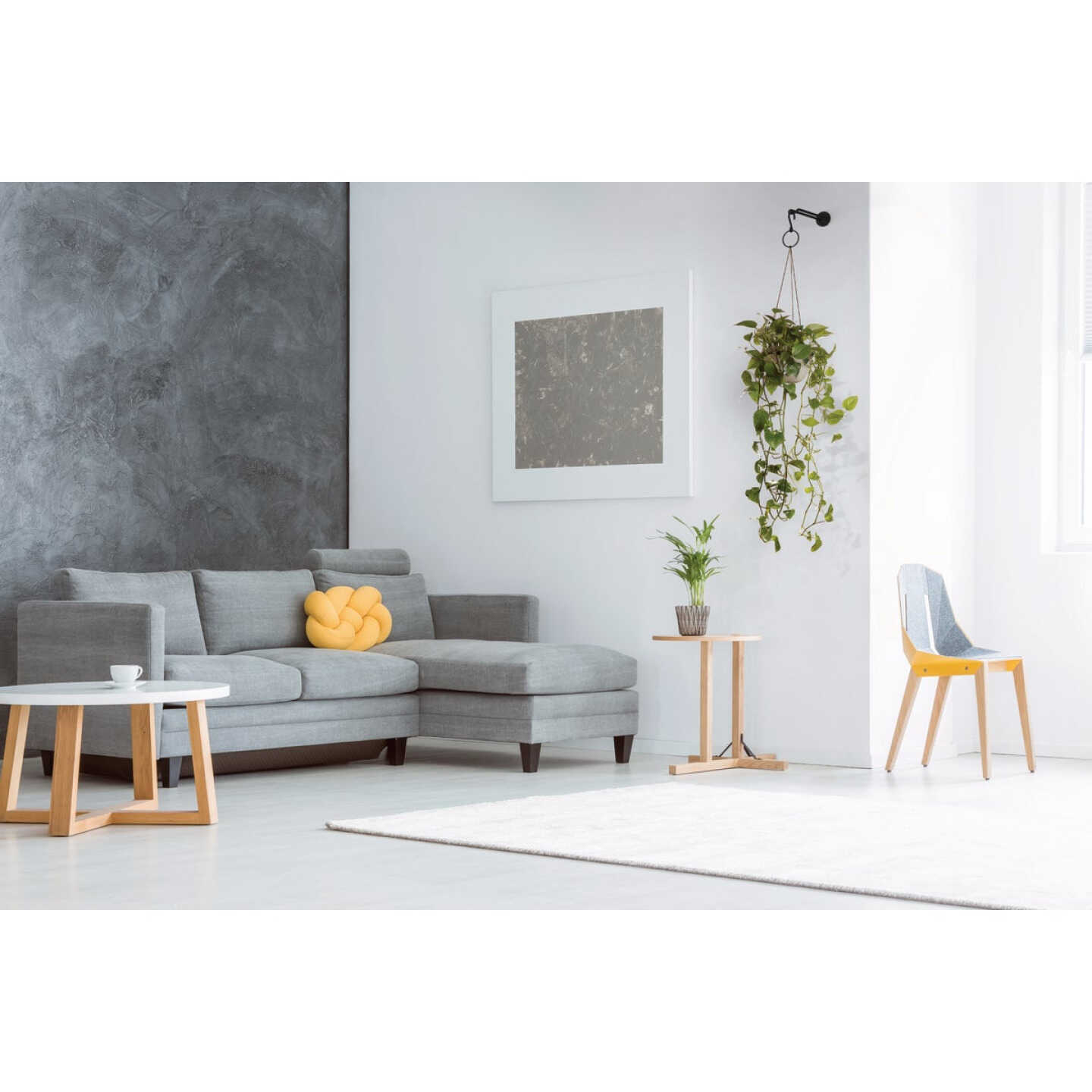 National Hardware 7 In. Black Steel Wall Base Plant Hanger Image 2