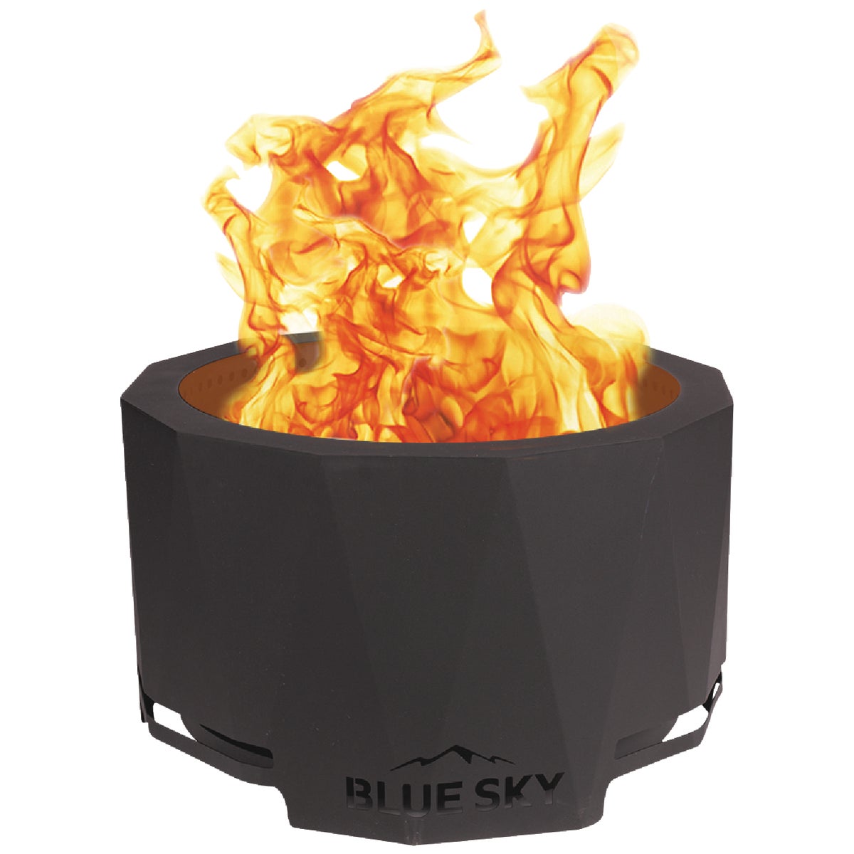 Blue Sky Mammoth 32 In. Round Steel Wood/Pellet High Efficiency Smokeless Fire Pit Image 4