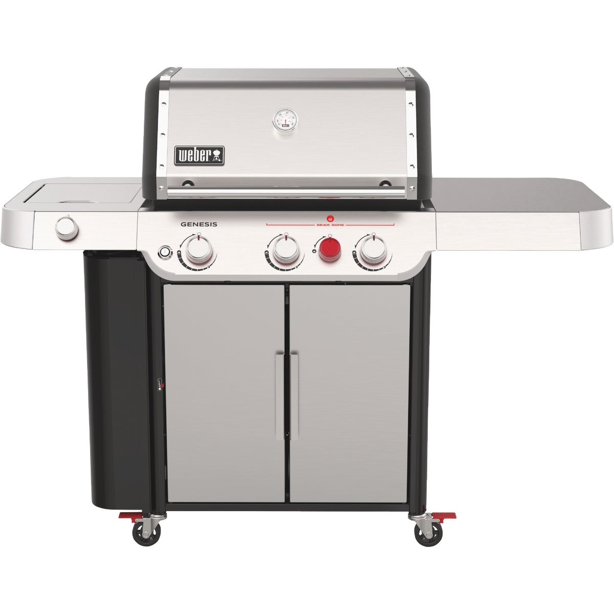 Weber Genesis S-335 3-Burner Liquid Propane Gas Grill, Stainless Steel