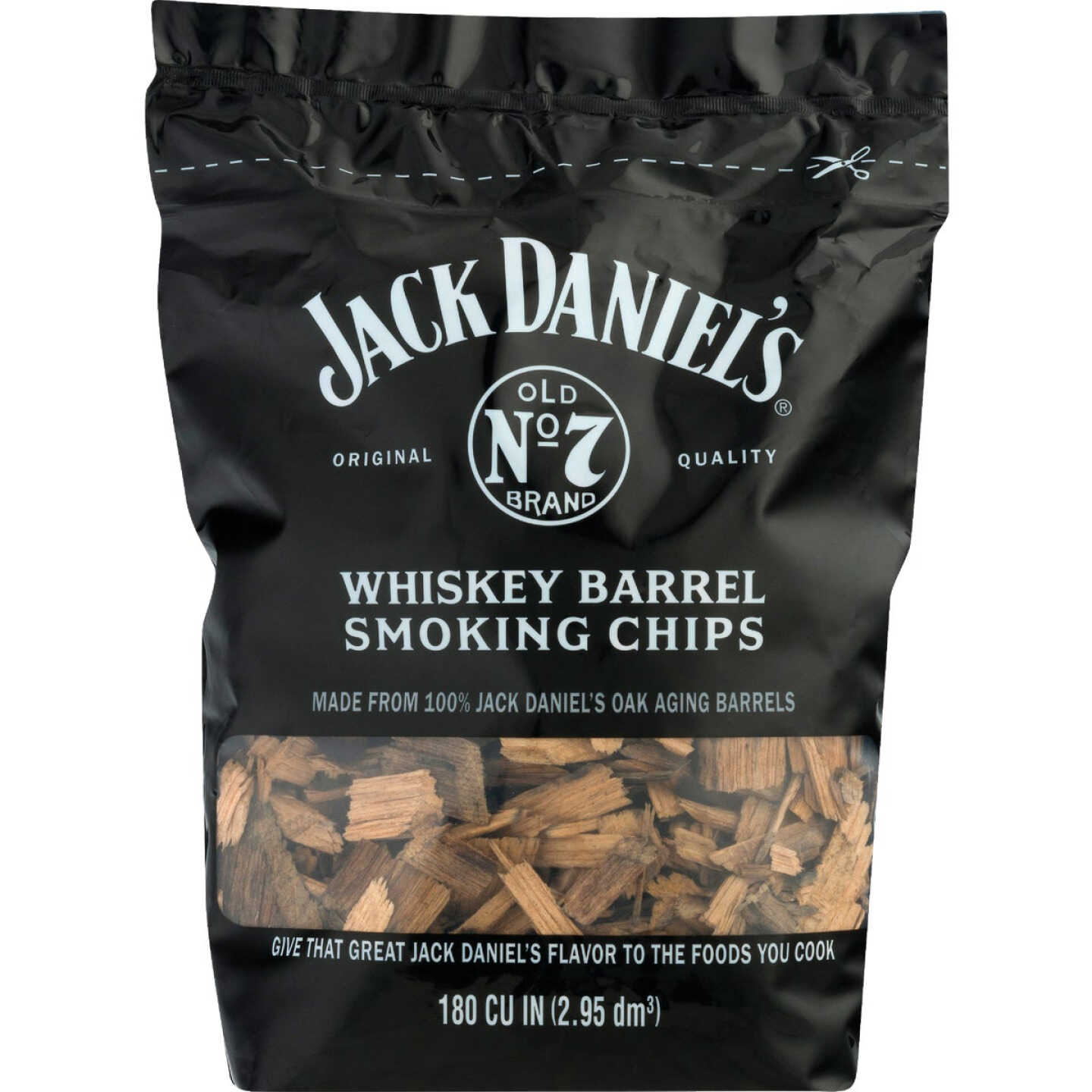 Jack Daniel's 180 Cu. In. Whiskey Barrel Wood Smoking Chips Image 3