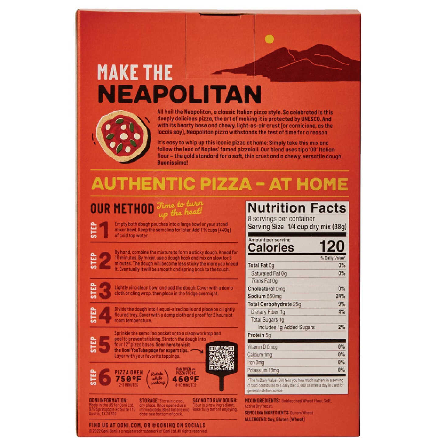 Ooni Neapolitan-Style Pizza Dough Mix (25.8oz) Image 6
