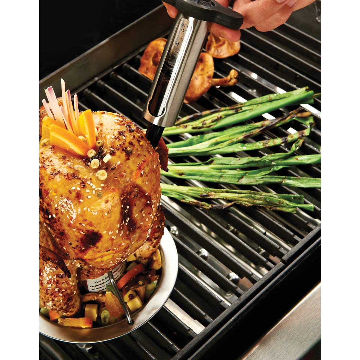 Broil King Stainless Steel 8 In. Premium Meat injector Image 2