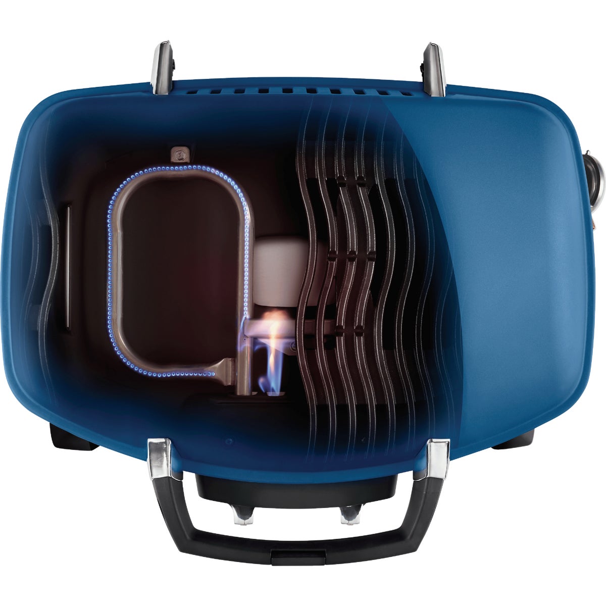Napoleon TravelQ 285 Portable Propane Gas Grill, Blue Image 5