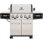 Broil King Regal S590 5-Burner Stainless Steel 55,000 BTU Natural Gas Grill with 10,000 BTU Side-Burner Image 1