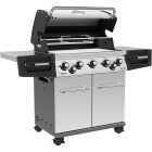 Broil King Regal S590 5-Burner Stainless Steel 55,000 BTU Natural Gas Grill with 10,000 BTU Side-Burner Image 4