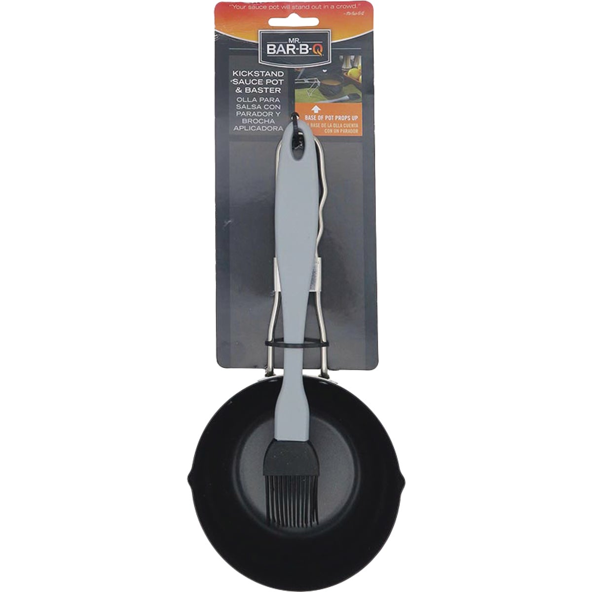 Mr. Bar-B-Q Steel Baster & Kickstand Pot Image 1
