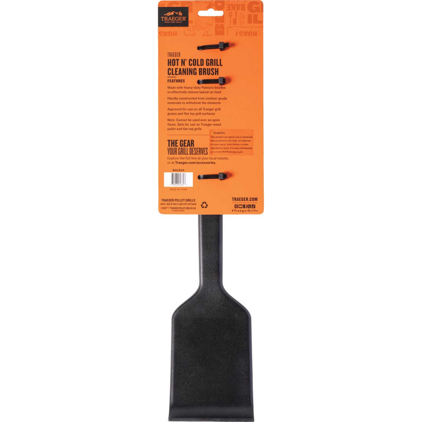 Traeger Hot N' Cold Grill Cleaning Brush Image 2