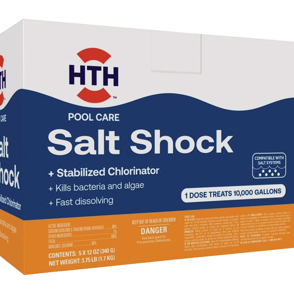 HTH Pool Care 3.75 Lb. Salt Shock