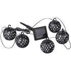 Outdoor Expressions 126 In. 5-Light Solar Flame String Light Set Image 1