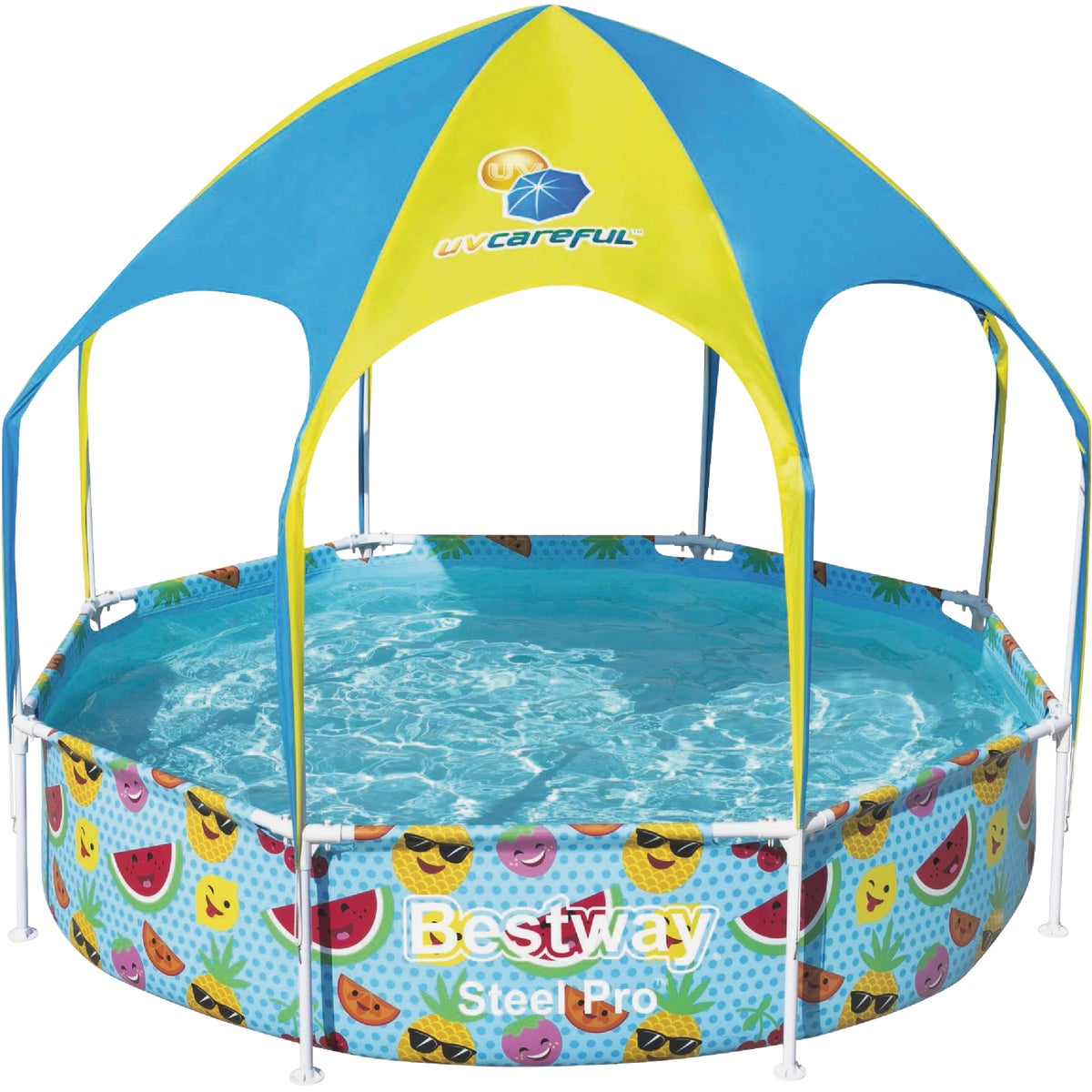 Bestway UV Careful Splash-in-Shade 20 In. D. x 8 Ft. Dia. Play Pool