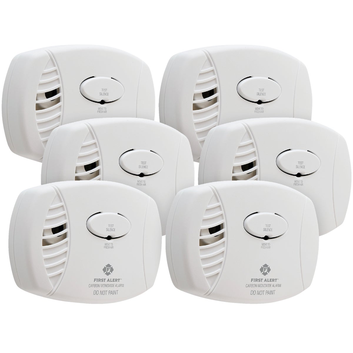 First Alert CO400 Battery Operated 9V Electrochemical Carbon Monoxide Alarm (6-Pack) Image 4