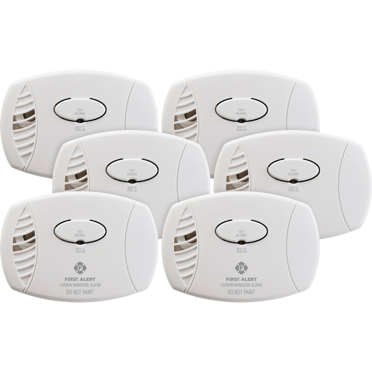 First Alert CO400 Battery Operated 9V Electrochemical Carbon Monoxide Alarm (6-Pack) Image 3