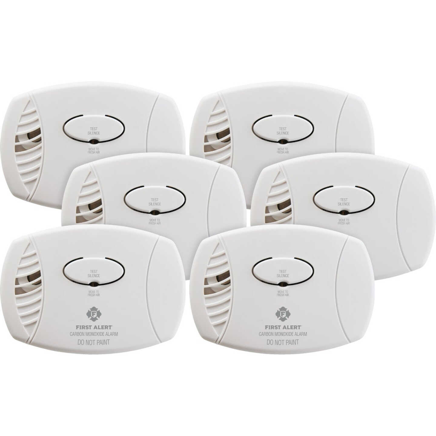 First Alert CO400 Battery Operated 9V Electrochemical Carbon Monoxide Alarm (6-Pack) Image 3