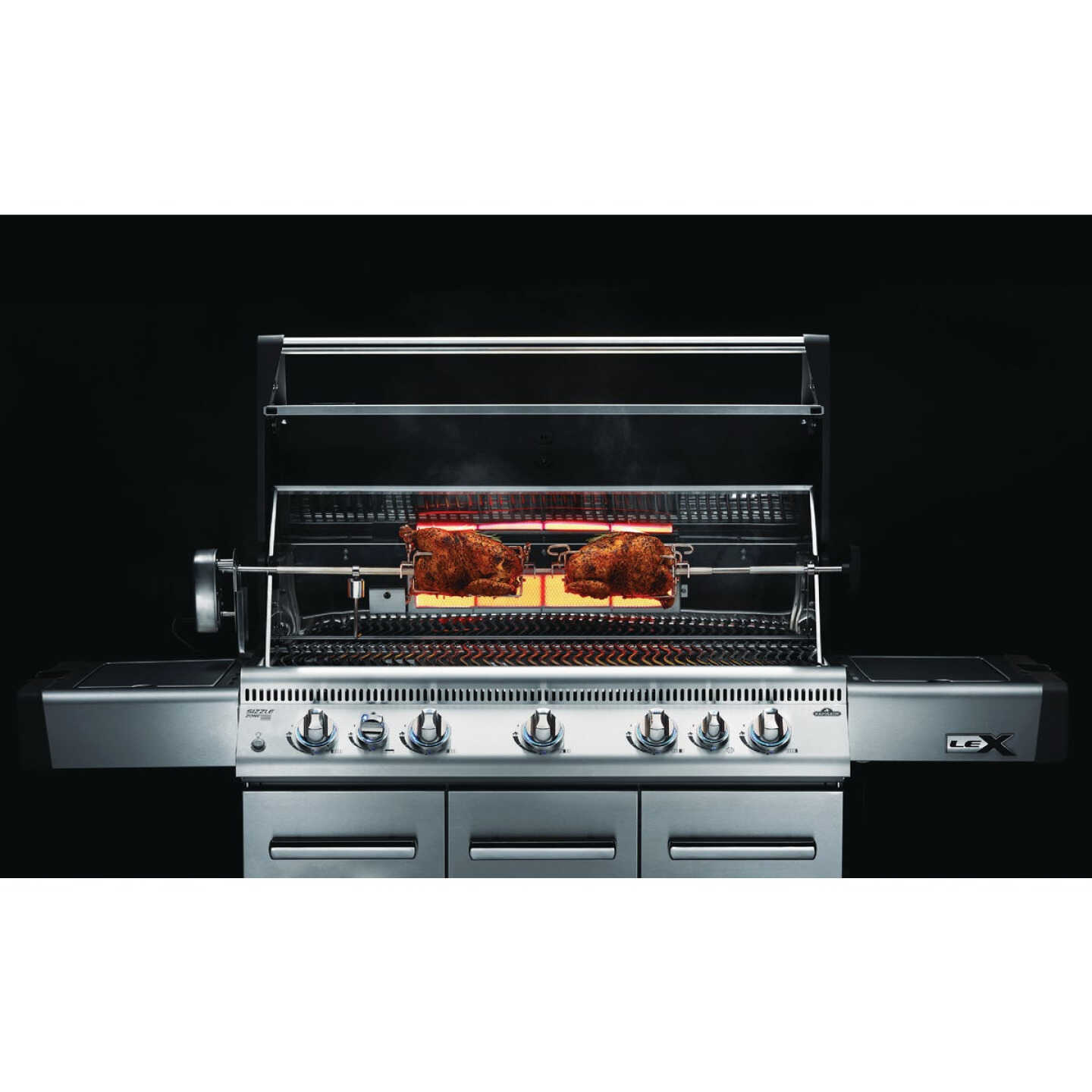 Napoleon Charcoal PRO Grill Commercial Grade Rotisserie Kit Image 3
