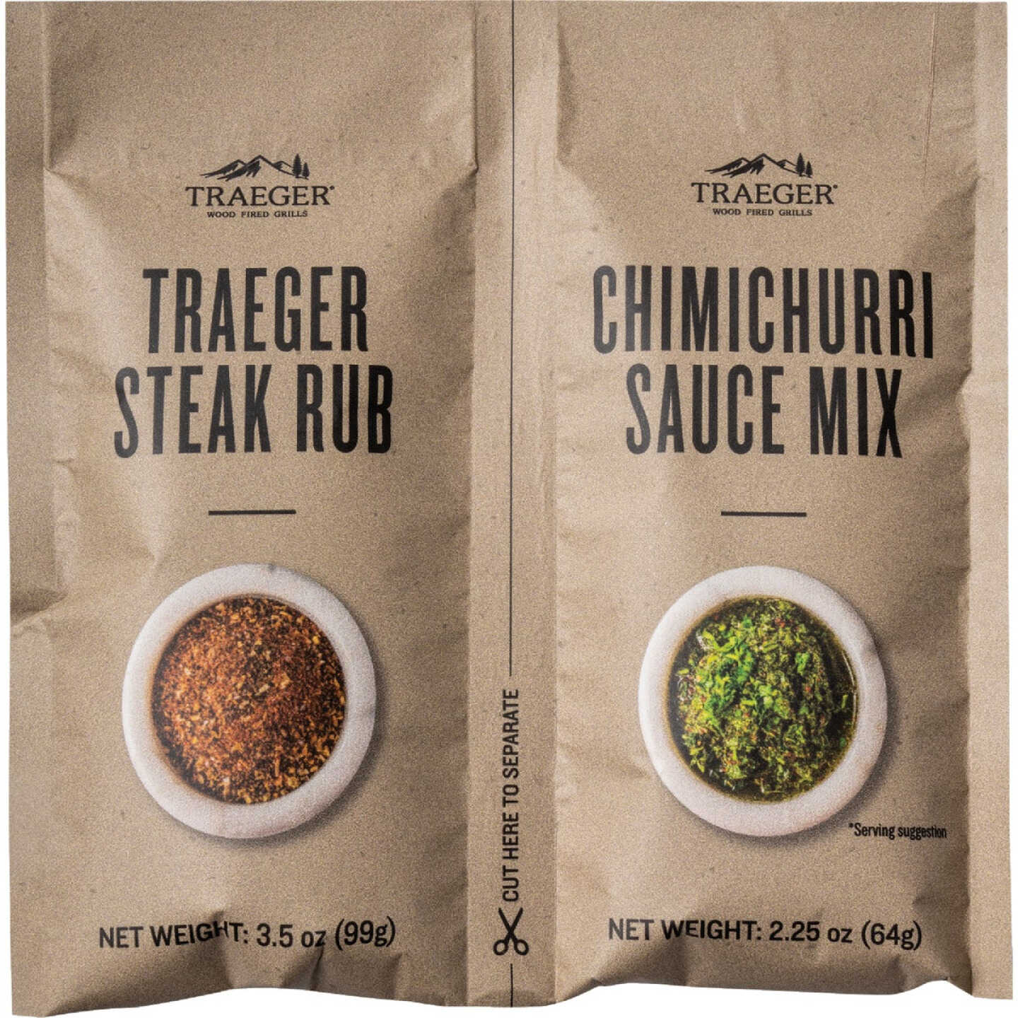Traeger 18 Lb. Ultimate Steak Blend All-Natural Wood Grilling Pellets with Rub & Sauce Kit Image 3