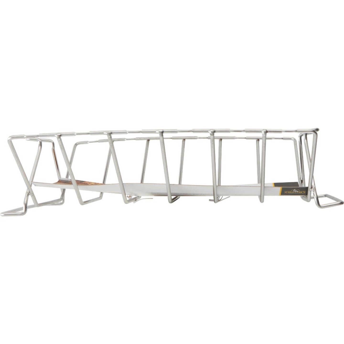 GrillPro 15.5 In. Stainless Steel Rib & Roast Grill Rack Image 5