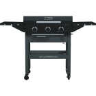 Char-Broil 28 In. XL Performance Series Propane Gas Griddle with Cart 3 Burner Flat Top Grill, Black Image 1