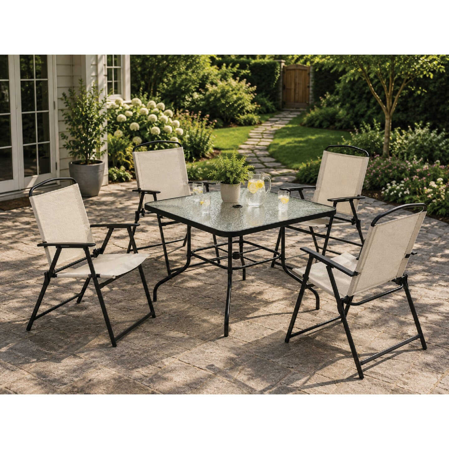 Stylebuilt 5-Piece Outdoor Dining Set Image 2