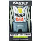 Dorcy Adventure Series Black & Gray Plastic LED Lantern with Red Safety Flasher Image 1