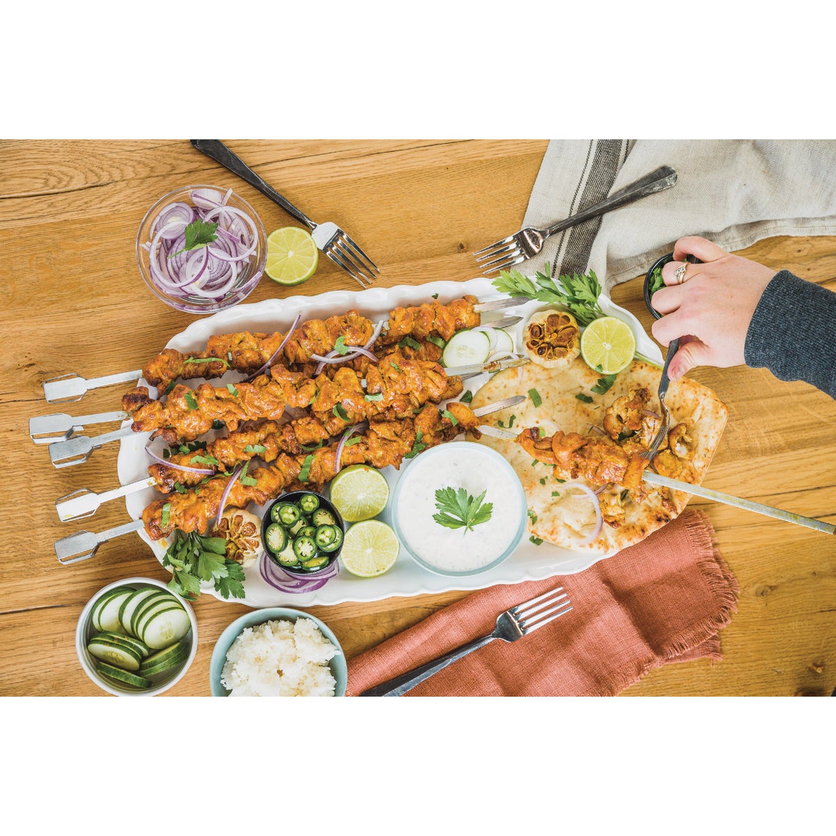 Napoleon Stainless Steel Multifunctional Skewers (8-Piece) Image 2