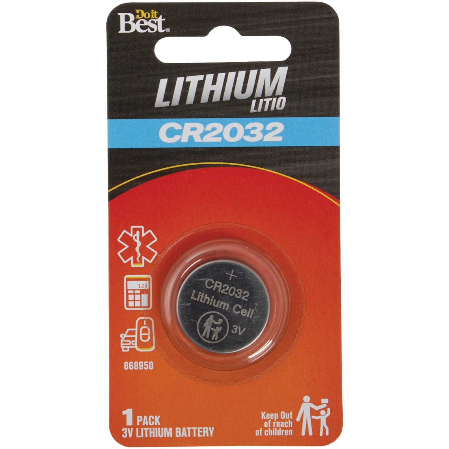 Do it Best CR2032 Lithium Coin Cell Battery Image 1