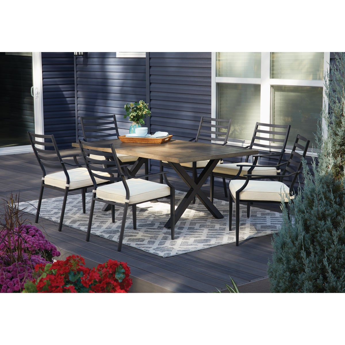 Outdoor Expressions Walton 7-Piece Dining Set Image 2