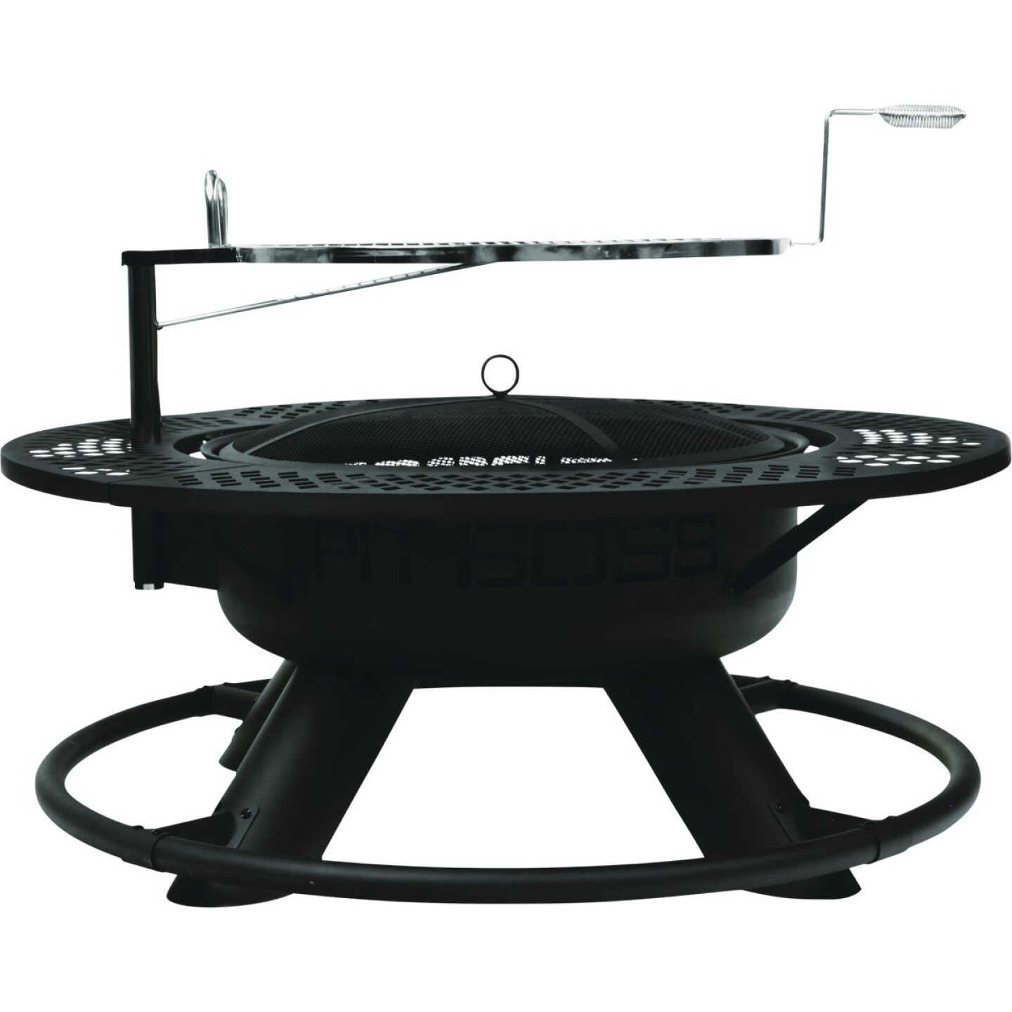 Pit Boss 2-In-1 24 In. Black Round Fire Pit & Grill Image 1