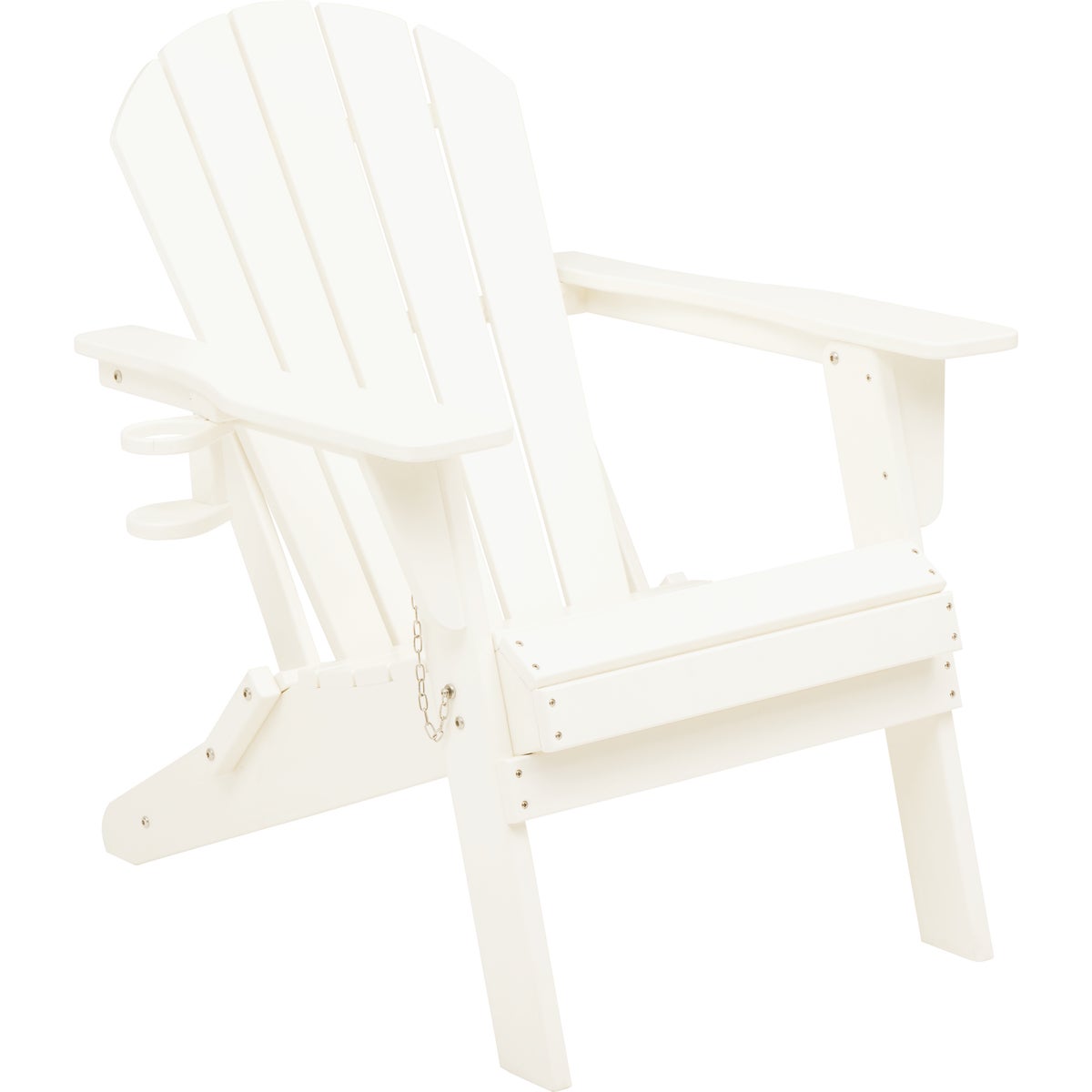 Outdoor Expressions White HDPE Adirondack Chair