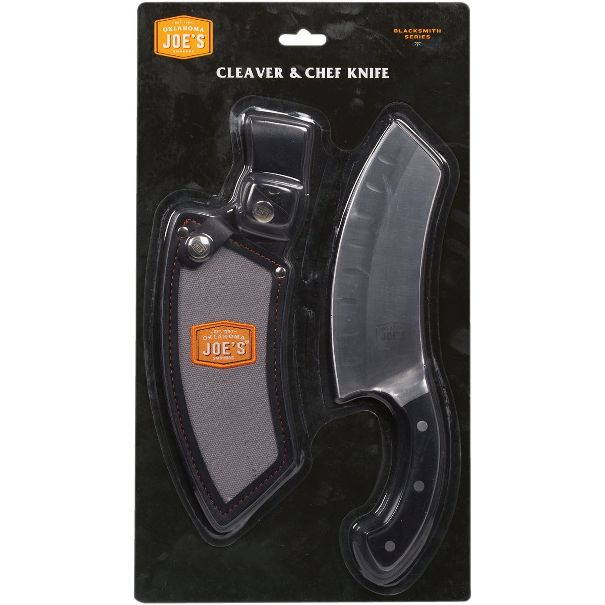 Oklahoma Joe's Blacksmith 2-in-1 BBQ Cleaver/Chef Knife Image 4