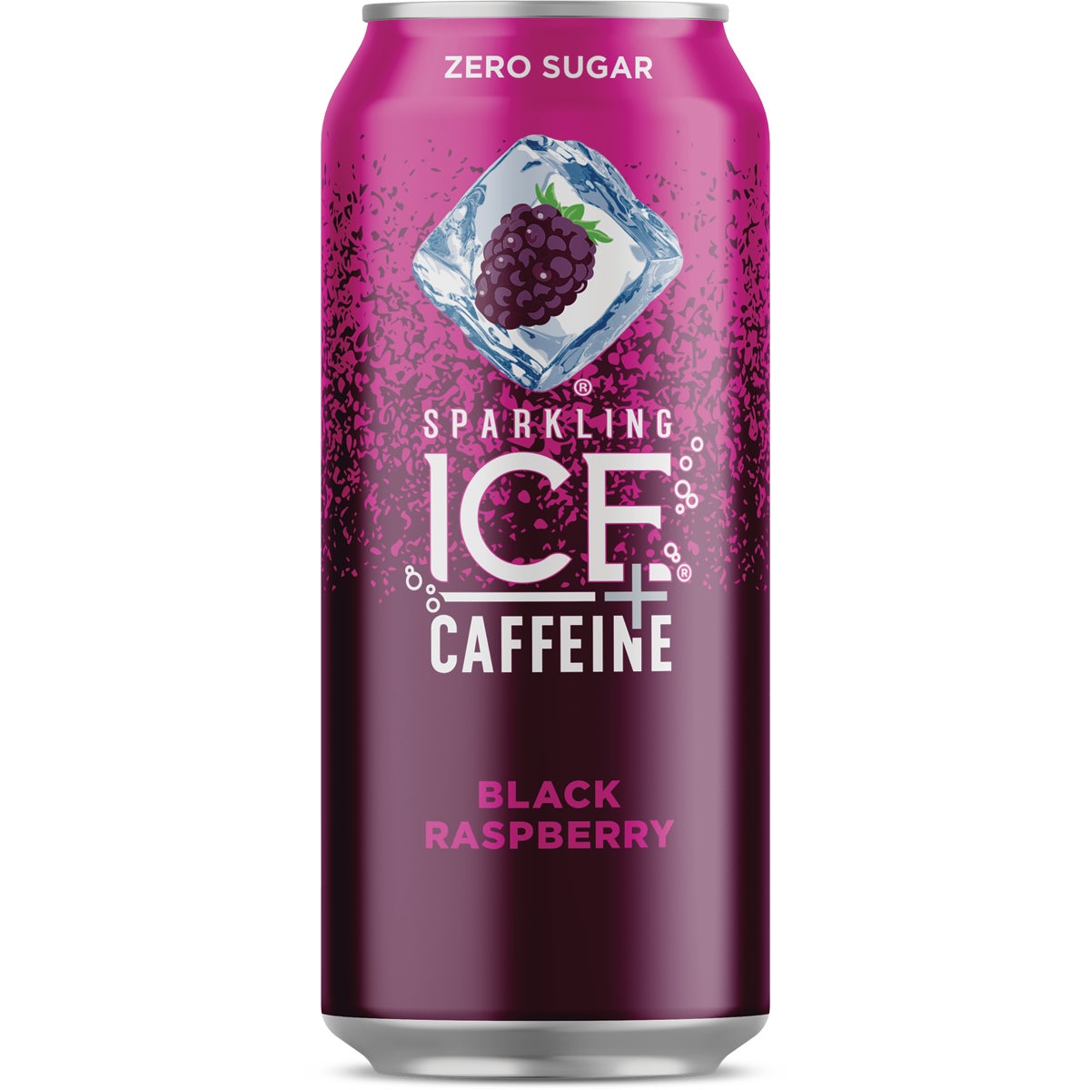 Sparkling Ice 16 Oz. Sparkling Water + Caffeine, Black Raspberry