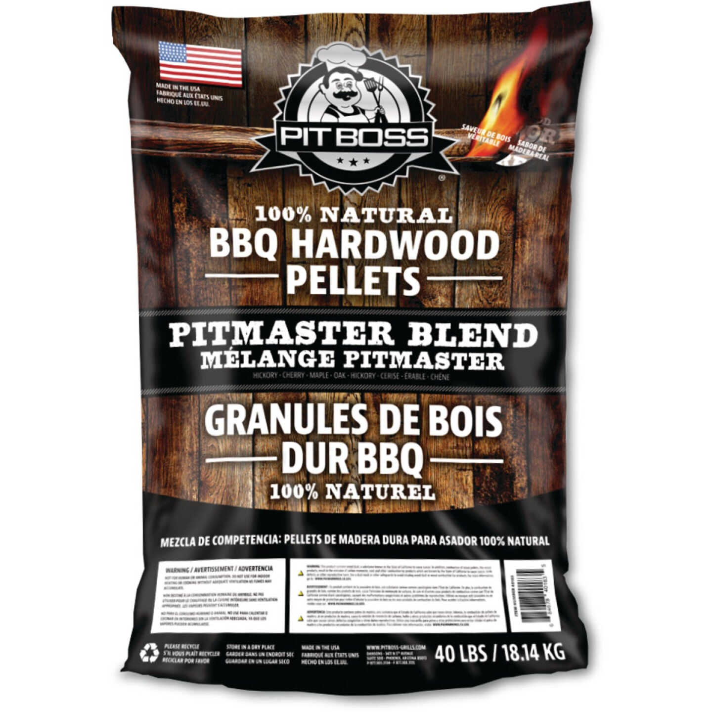 Pit Boss 40 Lb. Pitmaster Blend Wood Pellet Image 1