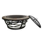 McKinley 40 In. Round Wood Burning Fire Pit Image 4