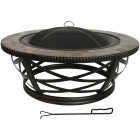 McKinley 40 In. Round Wood Burning Fire Pit Image 1