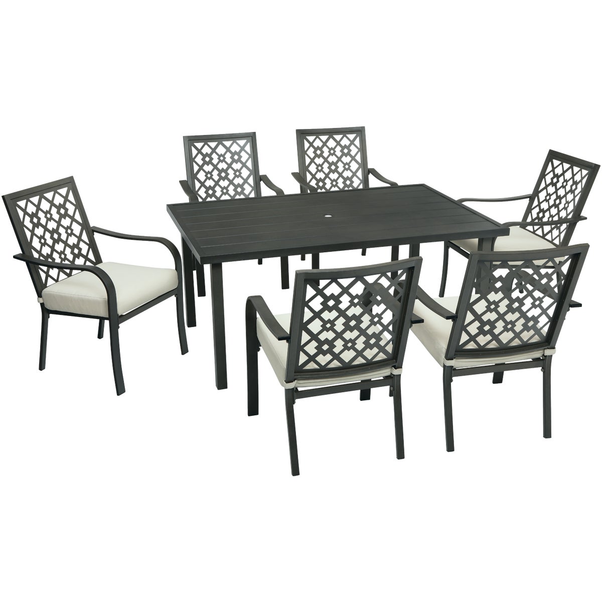 Outdoor Expressions Laguna Hills 7-Piece Dining Set Image 7
