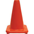 Safety Works Professional 12 In. H. Hi-Vis Orange Safety Cone Image 1