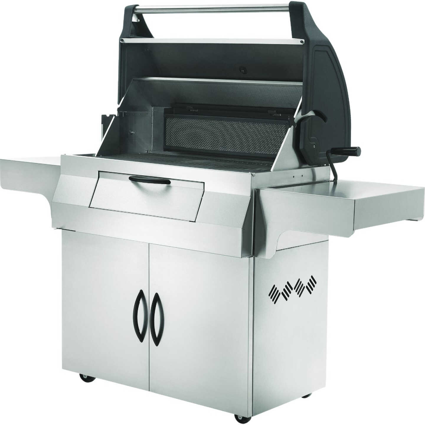 Napoleon Professional Charcoal Grill, Stainless Steel Image 4