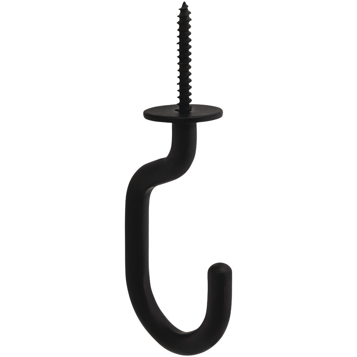 National Hardware 32 In. Black Steel Modern Ceiling J-Hook Plant Hanger