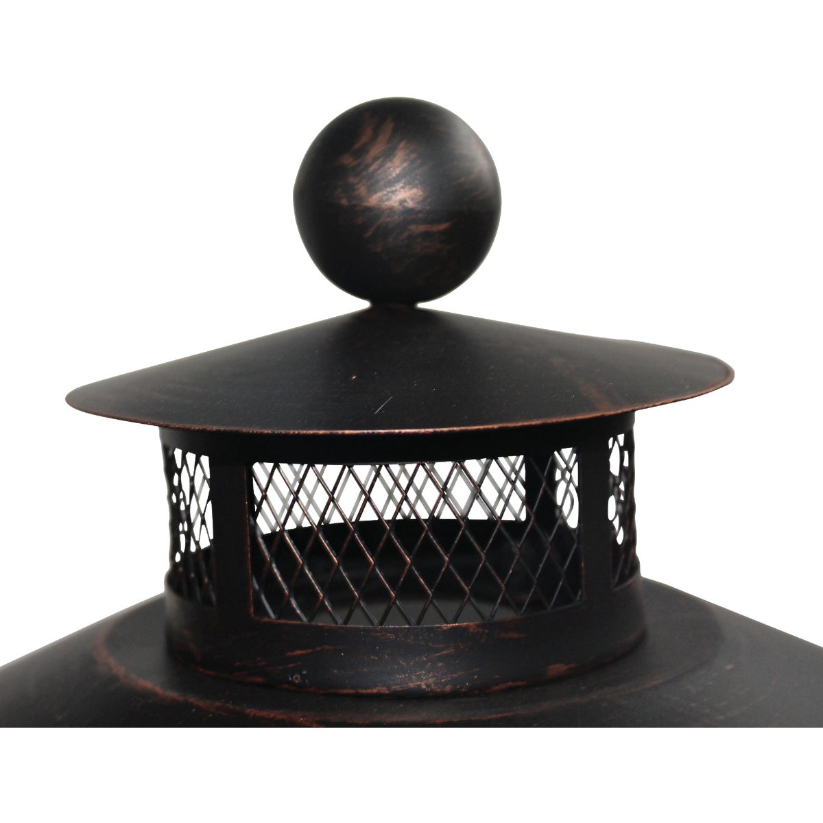 Wood Burning Round Standing 30 In. H. Wood Burning Fire Pit Image 4