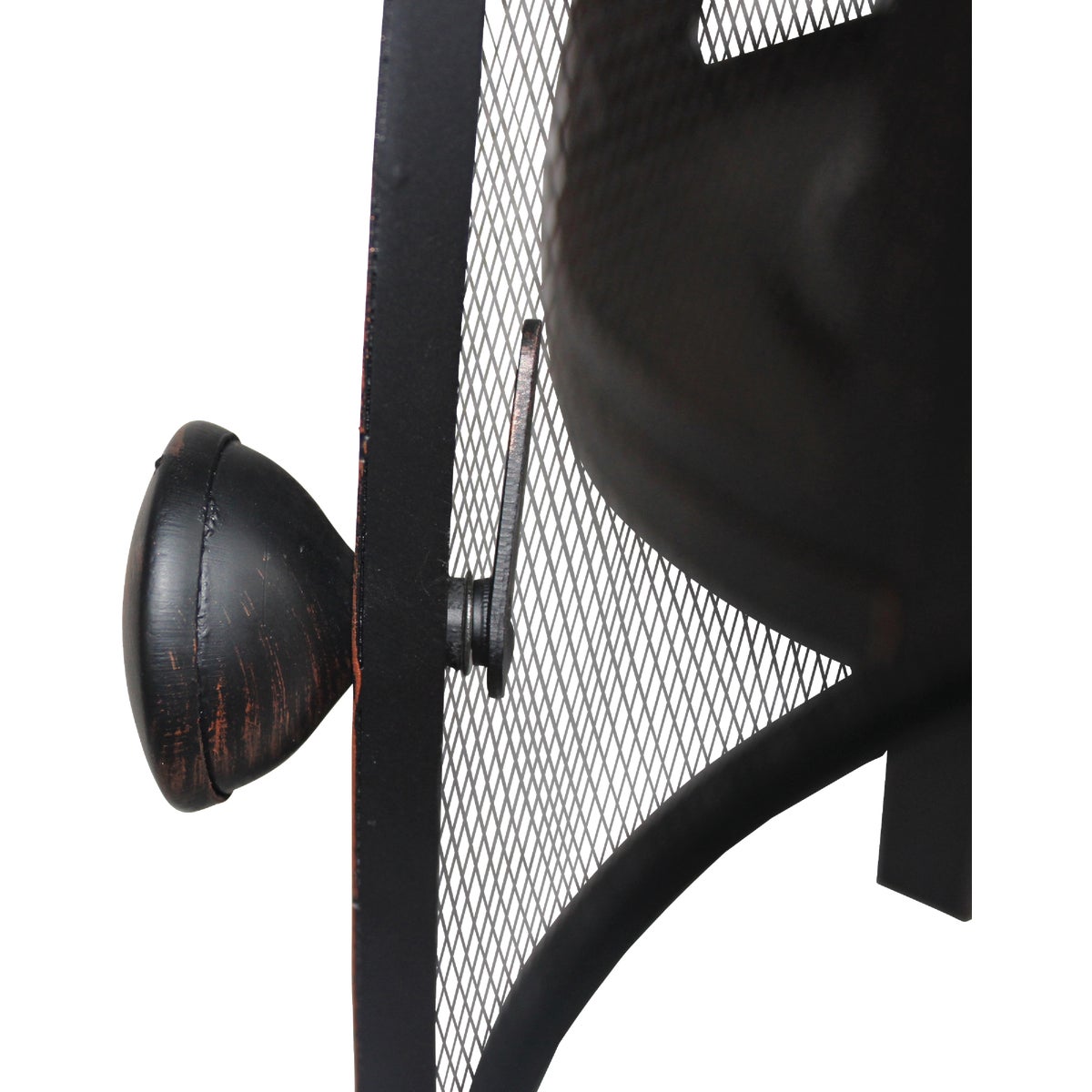 Wood Burning Round Standing 30 In. H. Wood Burning Fire Pit Image 3